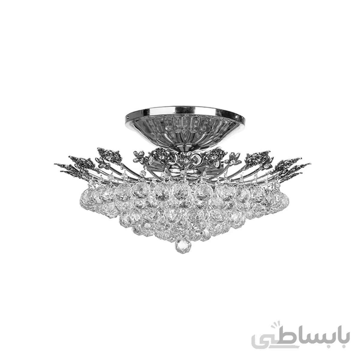 لوستر سقفی کریستالی چشمه نور ۱۰ شعله کد H2631/60C
