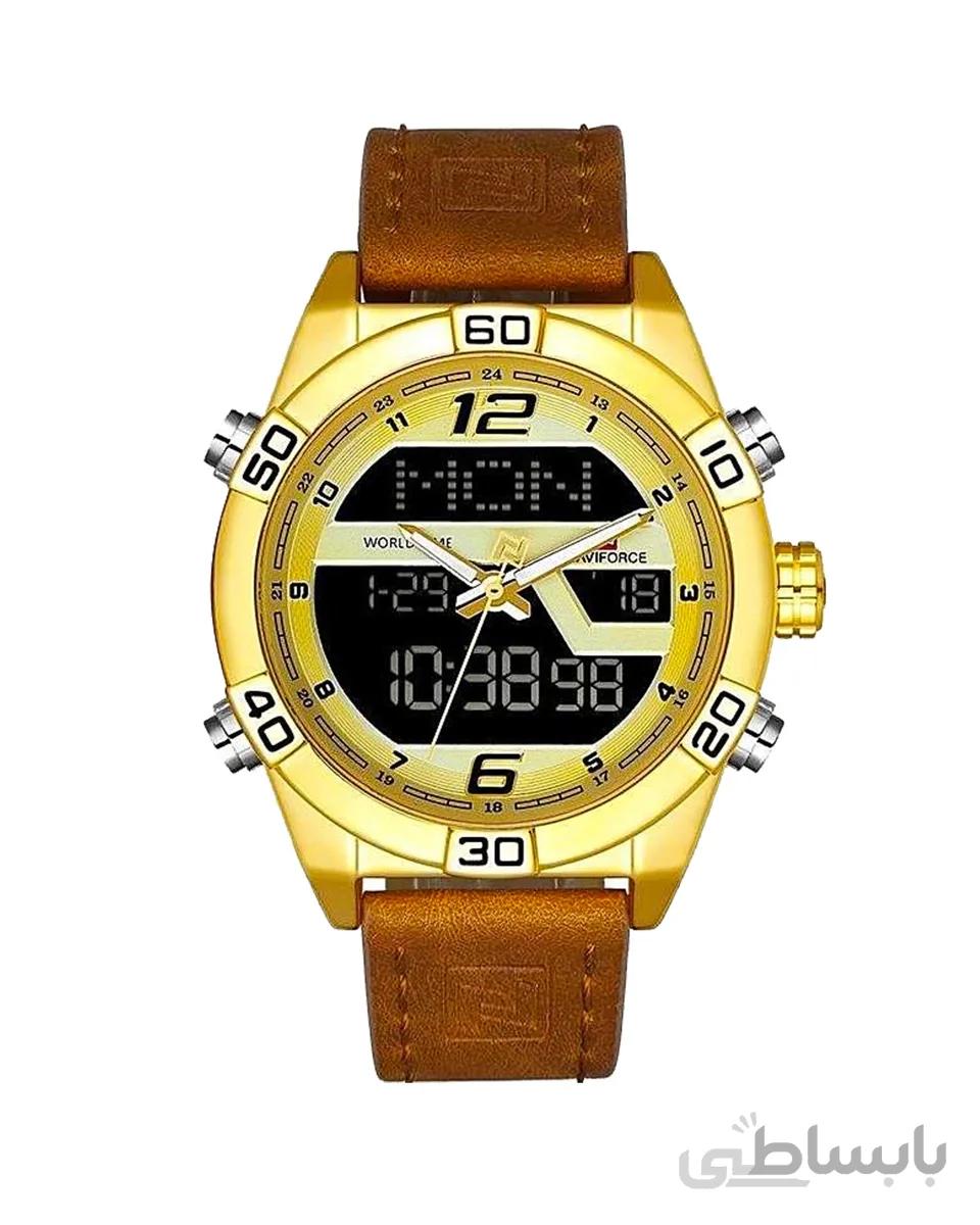 ساعت مچی مردانه ناوی فورس NAVIFORCE NF9128 G/W/BN