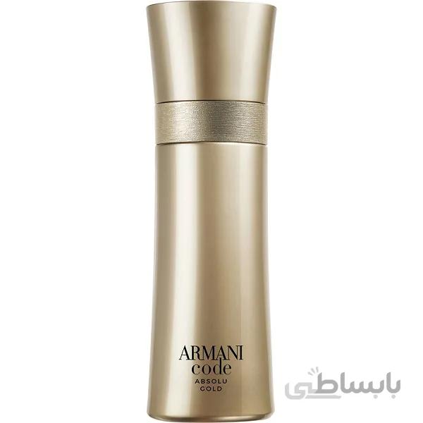 عطر ادکلن جورجیو آرمانی GIORGIO ARMANI مدل آرمانی کد آبسولو گلد ARMANI CODE ABSOLU GOLD حجم ۱۱۰ میل | مردانه ا GIORGIO ARMANI ARMANI CODE ABSOLU GOLD Parfum 110ml