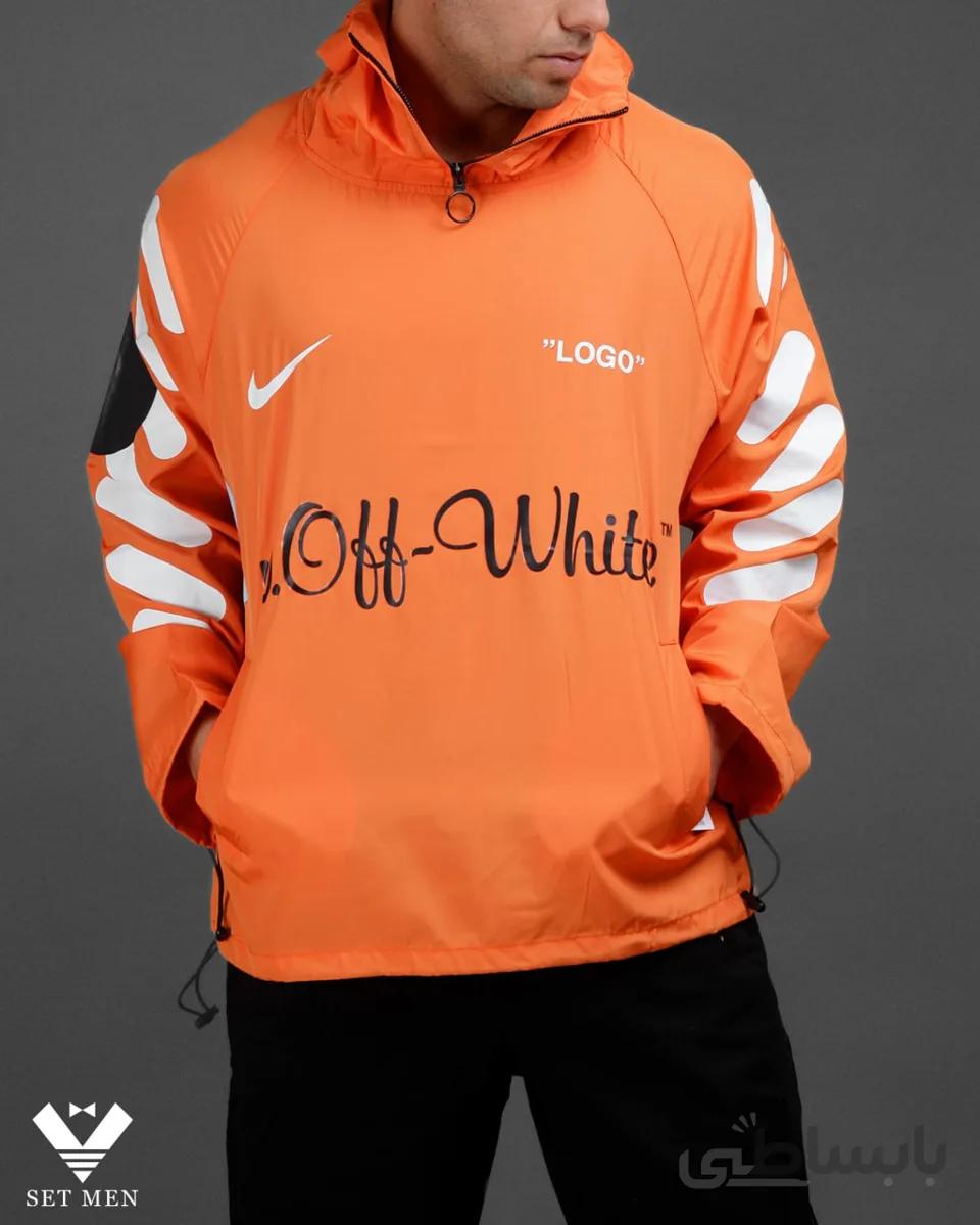 بارونی off-white کلاه دار br101