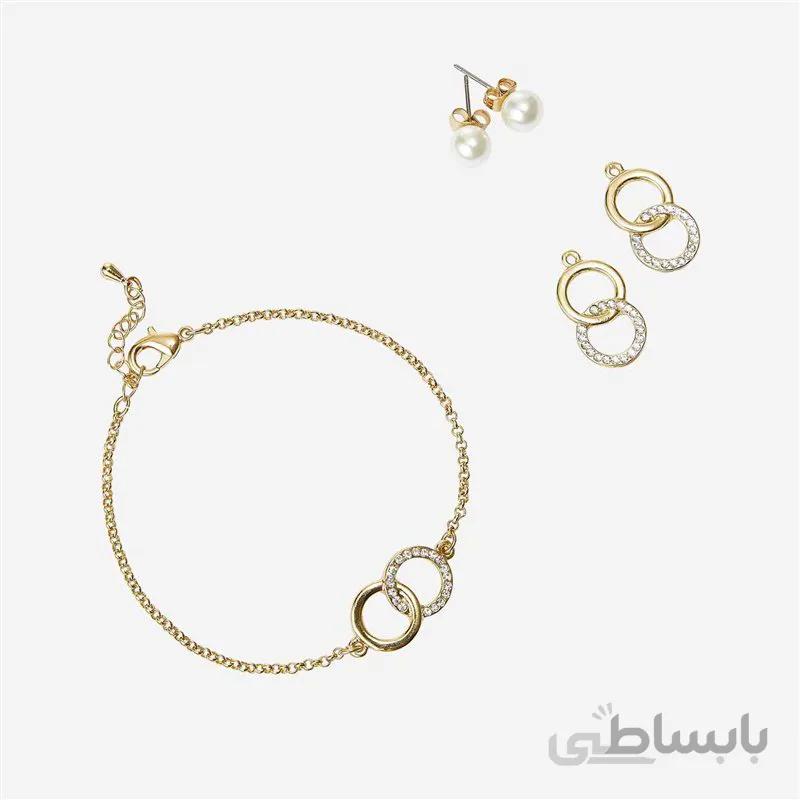ست گوشواره و دستبند اوریفلیم 30398