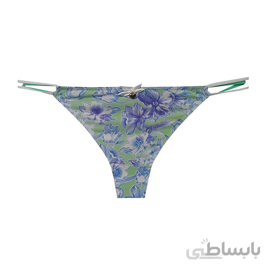 شورت لامبادا حلقه‌ای گلدار