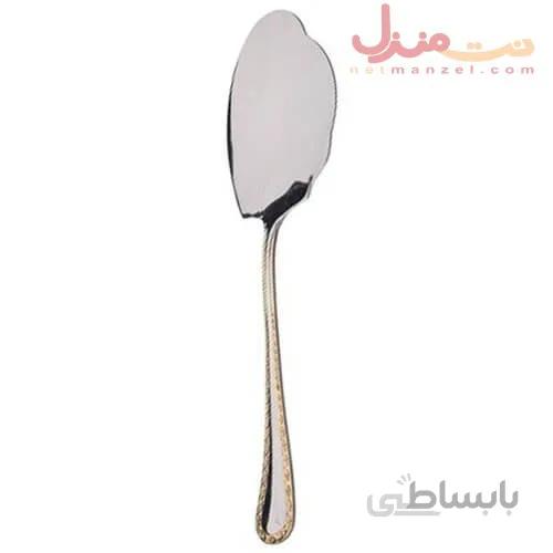 کفگیر بزرگ ناب استیل مدل برلین دور طلا