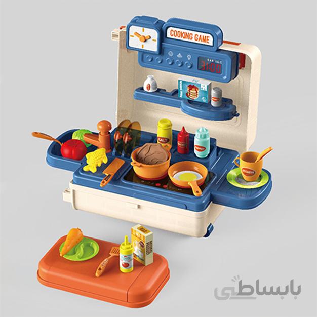 ست اسباب بازی چمدان آشپز خانه 41 تکه