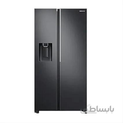 یخچال فریزر سامسونگ RS65 ا RS65R5411M9, 2 Door Plumbed water & ice dispenser, 617 L, Gentle Silver