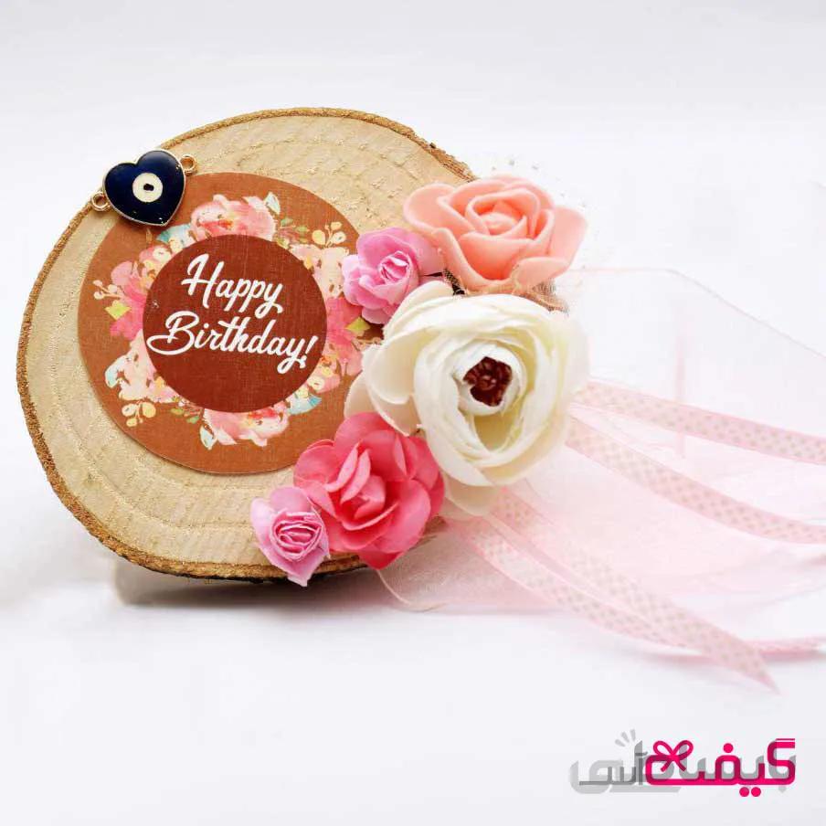 گیفت نوزادی تنه چوبی