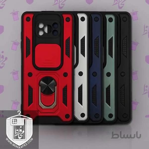 قاب ضد ضربه شیائومی POCO X3 / X3 Pro / POCO X3 NFC دارای هولدر و محافظ لنز کد XM326