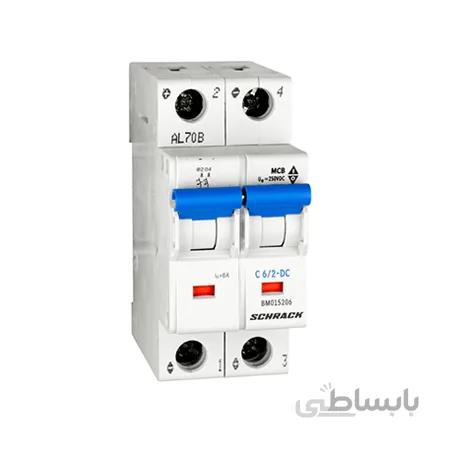 کلید مینیاتوری شراک – دو پل 6 آمپر تیپ C