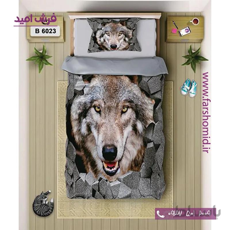 ست روتختی اسپرت 6 تکه اولدوز طرح گرگ کد B 6023