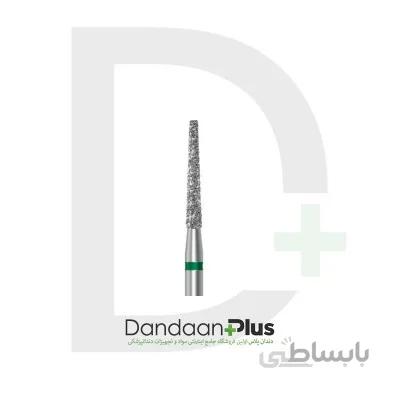 فرز الماسه تراش 5 عددی سبز Dentalree- Flat End Sholder 848