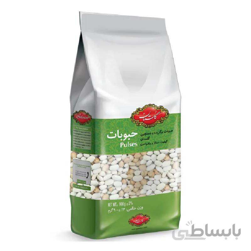 نخود و لوبیا سفید گلستان 900 گرمی