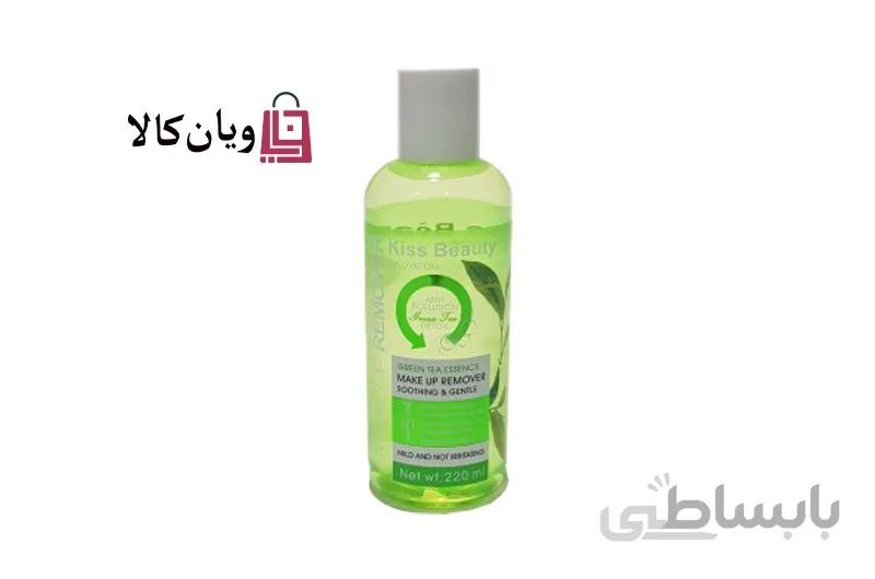 تونر آرایش پاککن عصاره چای سبز KissBeauty