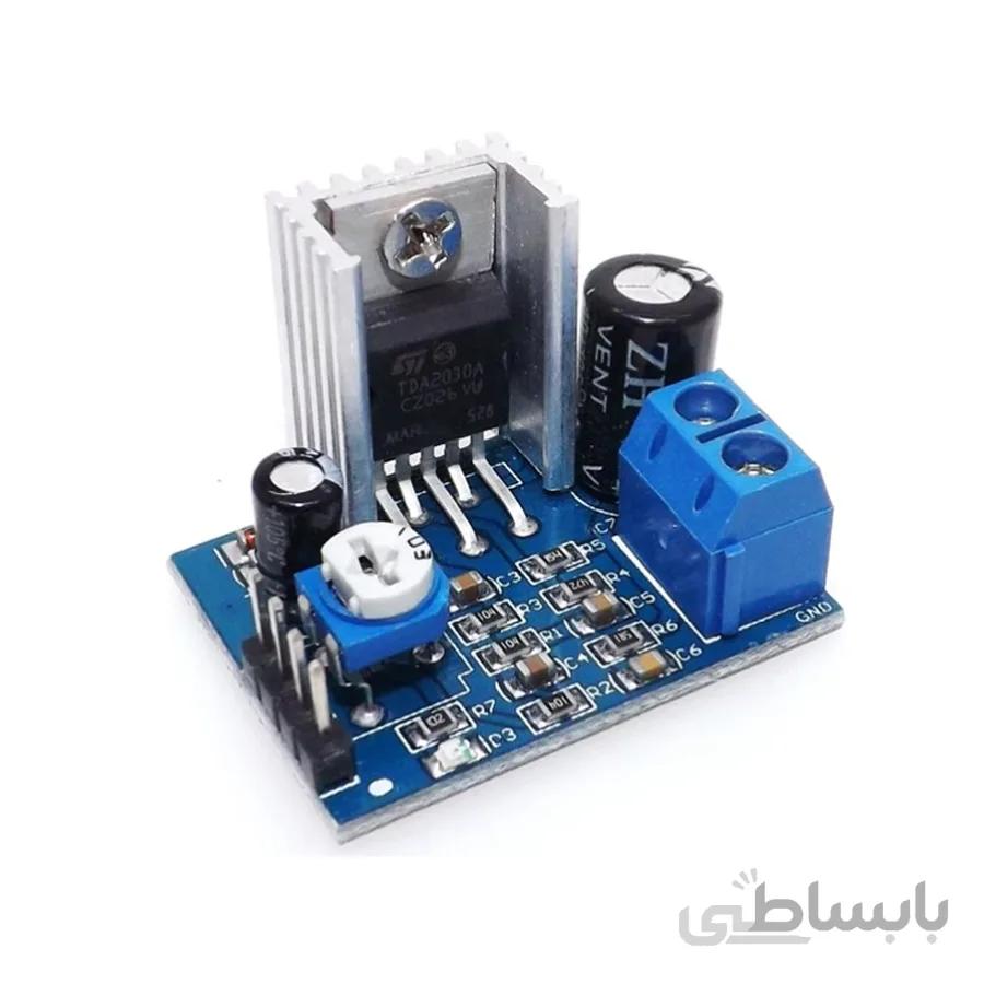 ماژول آمپلی فایر صوتی 18W با تراشه TDA2030A سری AS