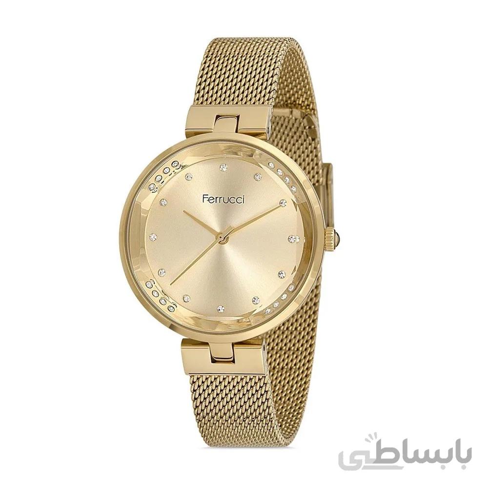 ساعت مچی عقربه ای زنانه برند فروچی Ferrucci مدل FC 13917M.03