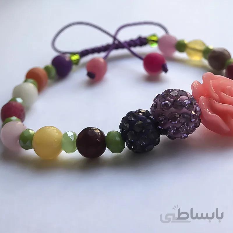 دستبند زنانه مدل گل بهار