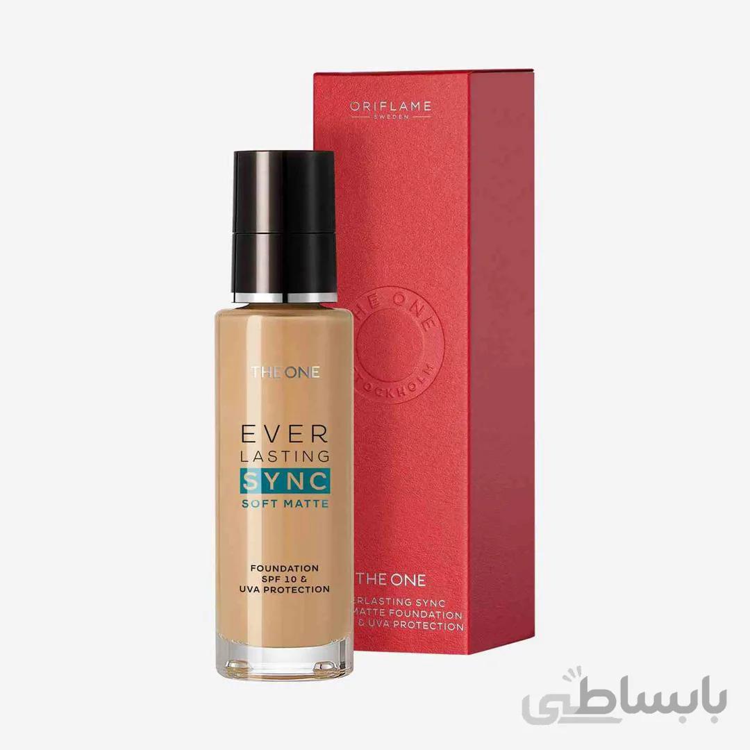 کرم پودر اورلستینگ سینک مات 42128 ا THE ONE Everlasting Sync Soft Matte Foundation SPF 10 42128