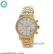 ساعت مچی ویولت Violet زنانه کرنوگراف گرد فلزی دو رنگ صفحه سفید مدل 0375/2L