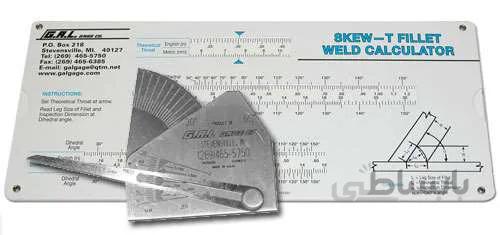 گیج بازرسی Skew-T Fillet Weld Gauge
