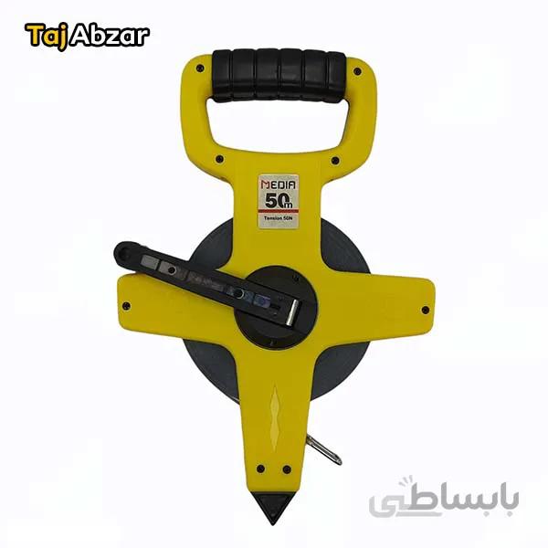 متر مهندسی فلزی 50 متری مدیا بدنه لاکی کد MD130102