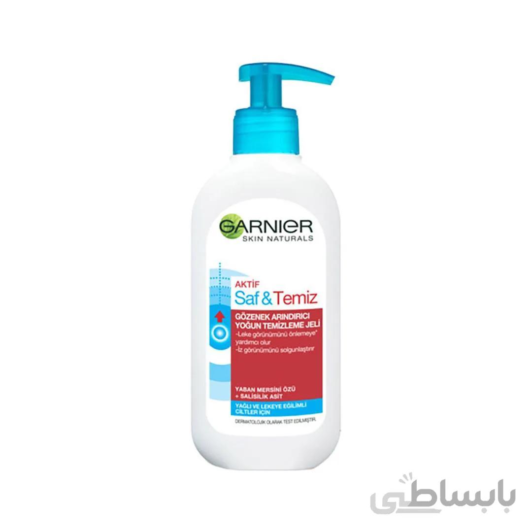 ژل شستشوی صورت ضد جوش پیور اکتیو گارنیه