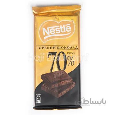 شکلات تخته ای تلخ 70 درصد نستله 90 گرمی