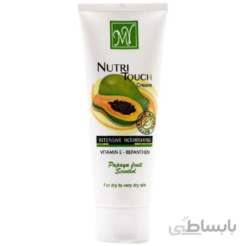 کرم مرطوب کننده مای مدل Nutri Touch با رایحه پاپایا حجم 75 میل ا My Nutri Touch Moisturizing Cream For Very Dry Skins 75ml