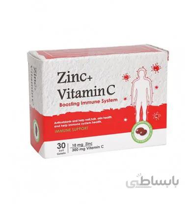 کپسول زینک و ویتامین C دانا 30 عددی