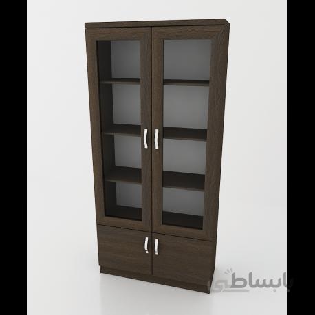 کتابخانه 90 قابدار درب کوتاه