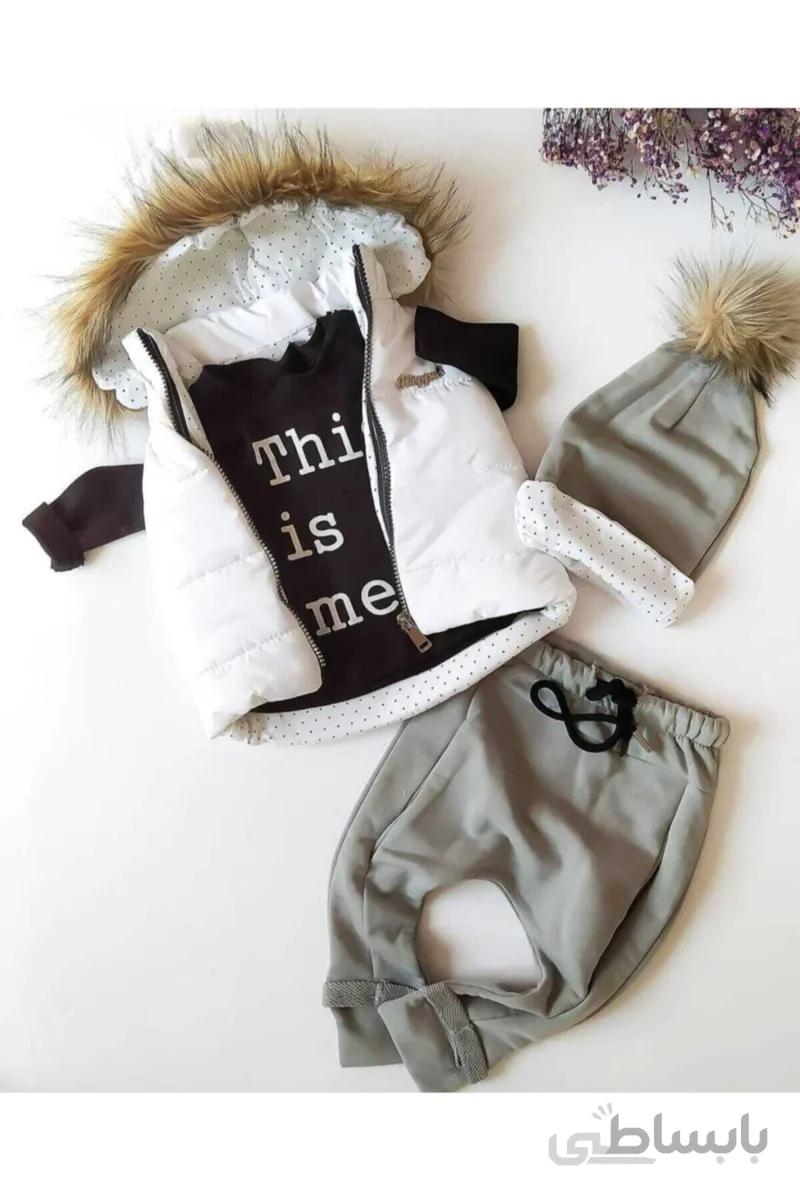 ست لباس نوزاد پسرانه شیک برند Hippıl Baby کد ty84679571