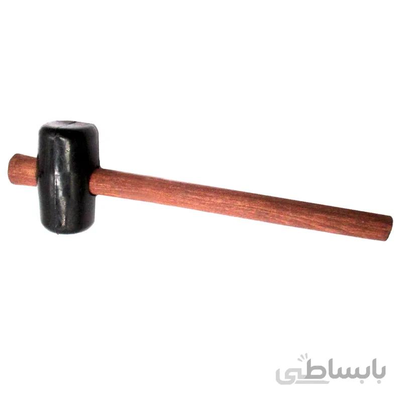چکش حکاکی دو سر تخت لاستیکی قطر 5.5 سانتیمتر