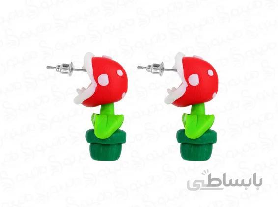 گوشواره زنانه گل گوشتخوار کانیبال toxic-e-20