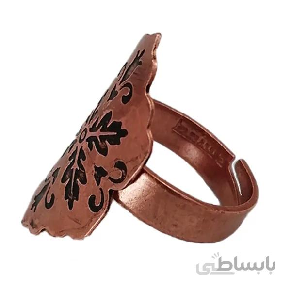 انگشتر مسی زنانه مدل چهار پر کد JW204