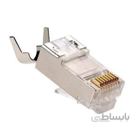 کانکتور (سوکت) cat6 شیلددار – بسته 100 تایی