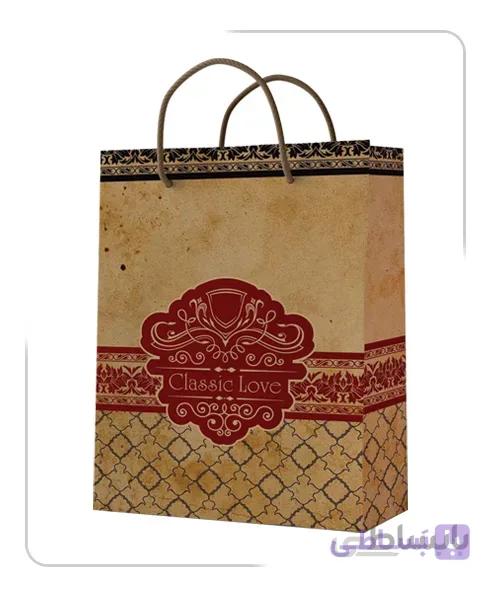 ساکدستی فانتزی با کاغذ کرافت کد10231