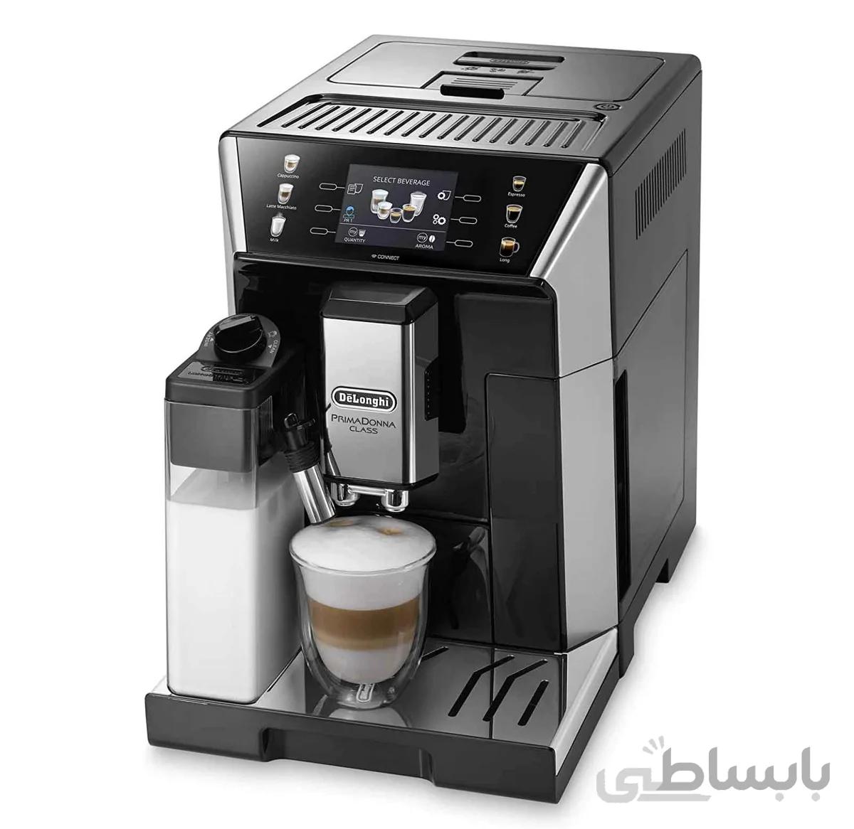 اسپرسو ساز دلونگی ایتالیا De'Longhi PrimaDonna Class ECAM550.65 SB (ارسال از آلمان 7 تا 14 روز کاری)