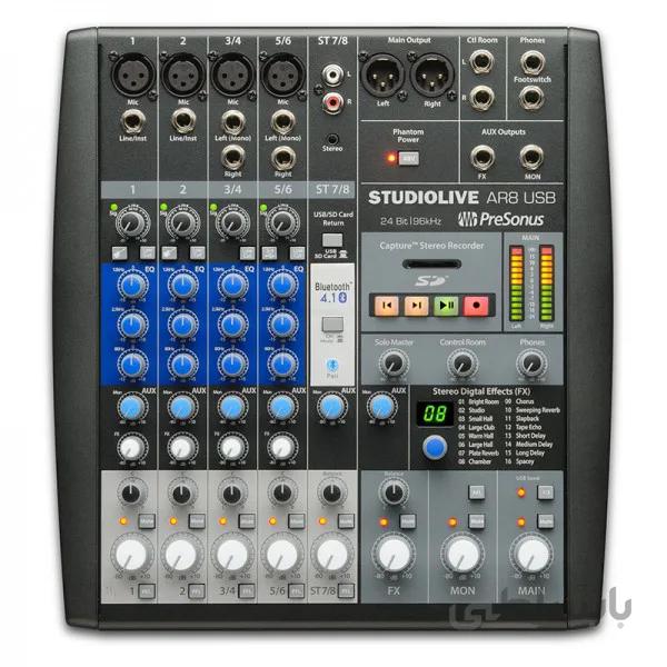 میکسر صدا پریسونوس مدل StudioLive AR8 USB ا PreSonus StudioLive AR8 USB