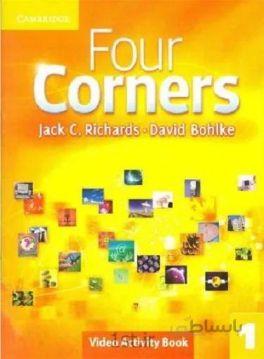 کتاب فور کورنز ویدیو اکتیویتی بوک Four Corners 1 Video Activity book with DVD