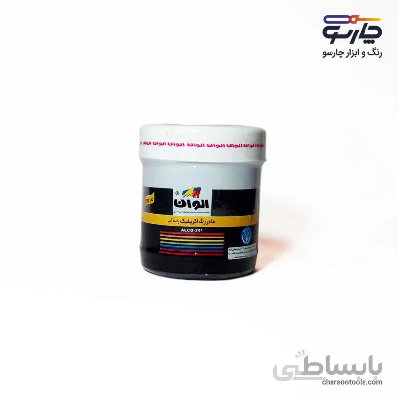 رنگ اکرلیک مشکی 250cc الوان کد599