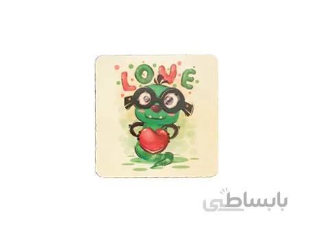 آینه جیبی طرح love کد ۰۰۰۲
