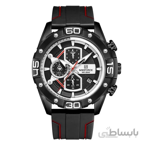 ساعت مچی مردانه نیوی فورس مدل NAVIFORCE NF8018 B/B/R
