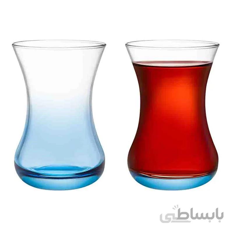 استکان مدل Lavem-Blue بسته 6 عددی مادام کوکو
