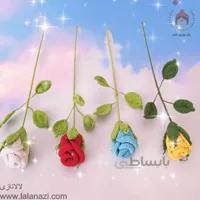 گل رز بافتنی ( کد 70042 )