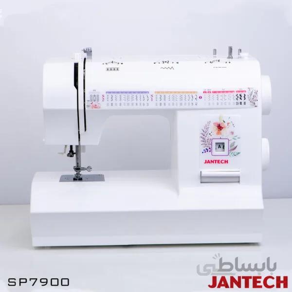 چرخ خیاطی جانتک مدل 7900 با در جعبه و پایه و سوزن نخ کن