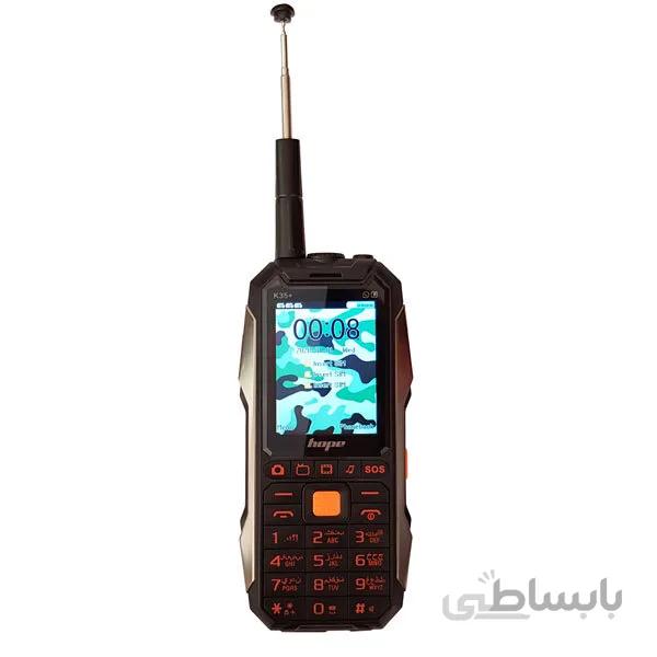 گوشی ارتشی ضد ضربه هوپ مدل hope k35 plus سه سیم کارت
