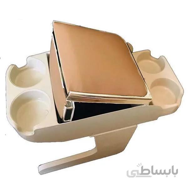 کنسول وسط 4 لیوان مخصوص خودروهای پژو slx glx پارس اریسان مشکی