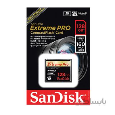 کارت حافظه سندیسک SanDisk CF 128 GB/160(MB/s)/1067X