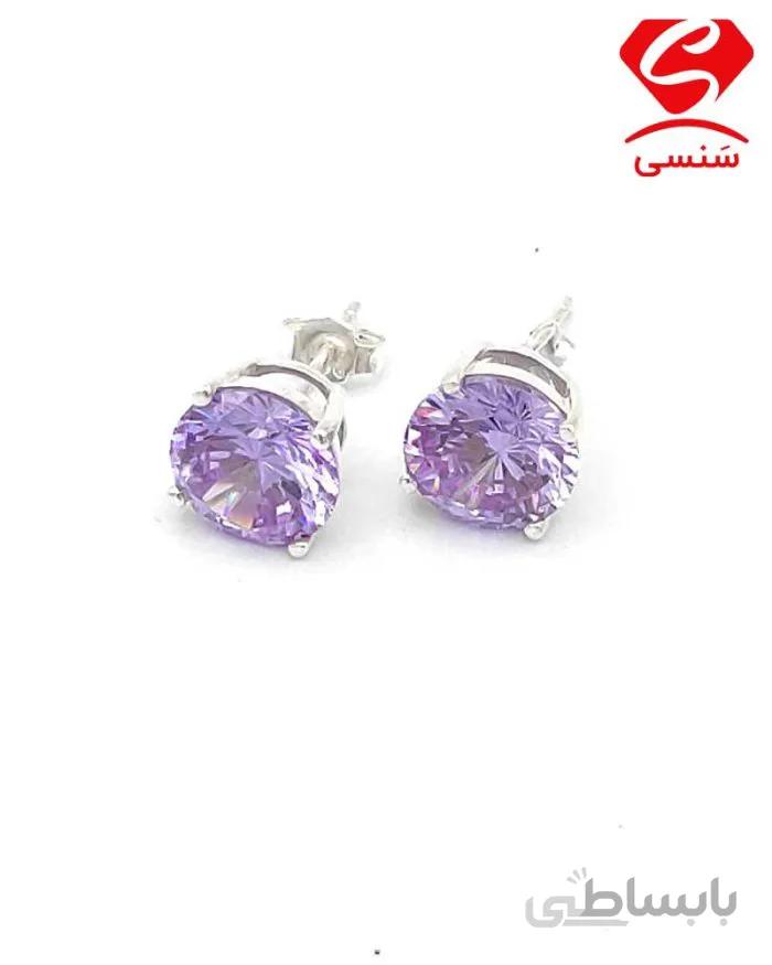 گوشواره نقره سواروسکی
