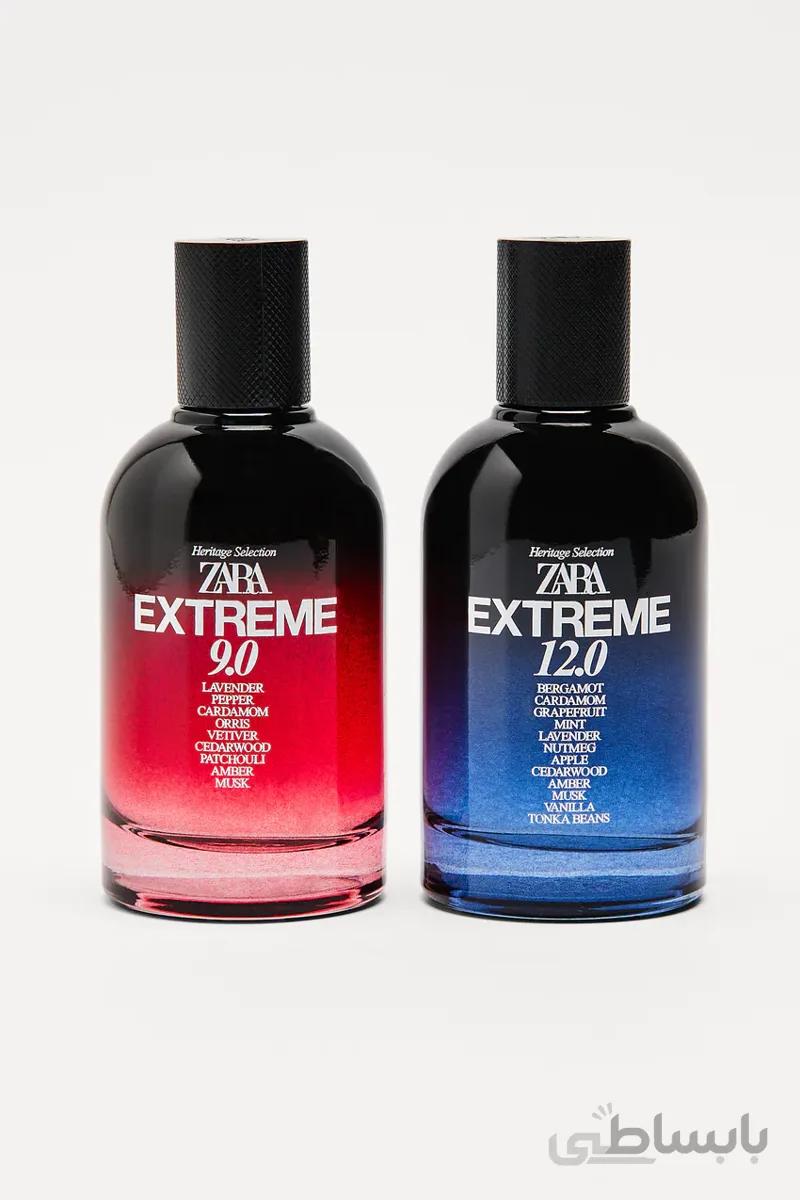 ادکلن دو قلو زارا مردانه مدل اکستریم 12/9 EXTREME9 + 12