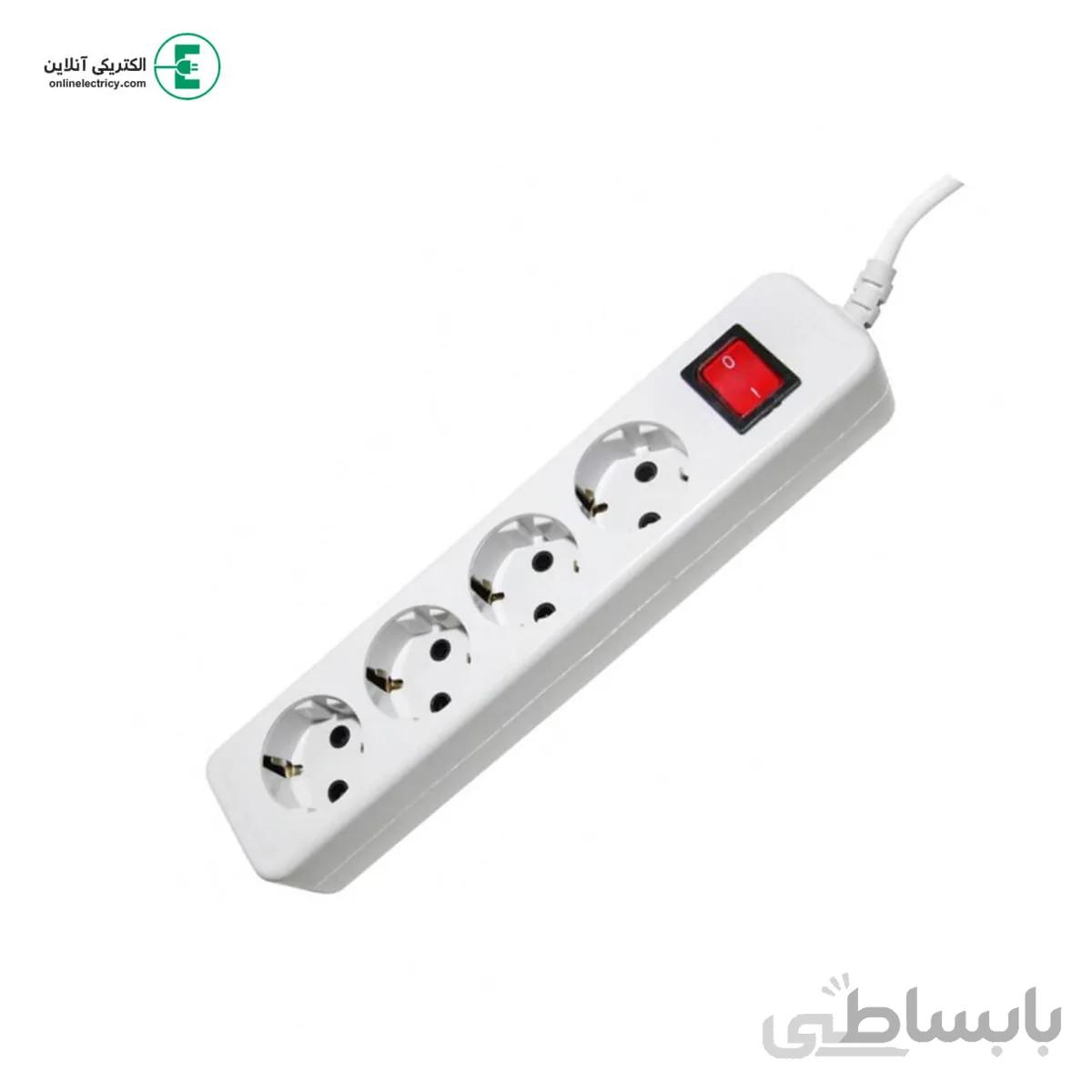 چهار راهی ارتدار با کلید با کابل 1/8 متری پارت الکتریک