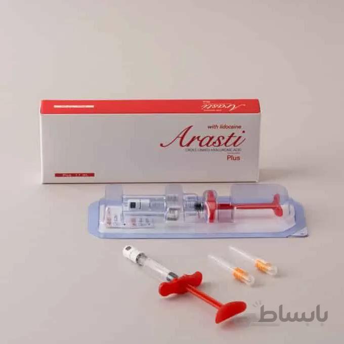 فیلر آراستی پلاس 1.1 سی سی کره ای بالیدوکائین filler Arasti plus with lidocaine